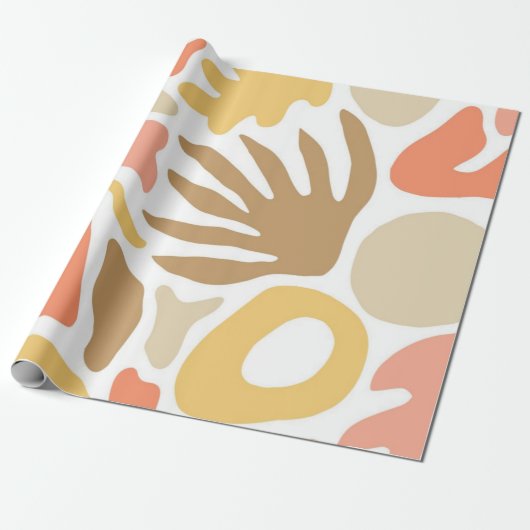 Abstraktes Muster Geschenkpapier (Ungerollt)