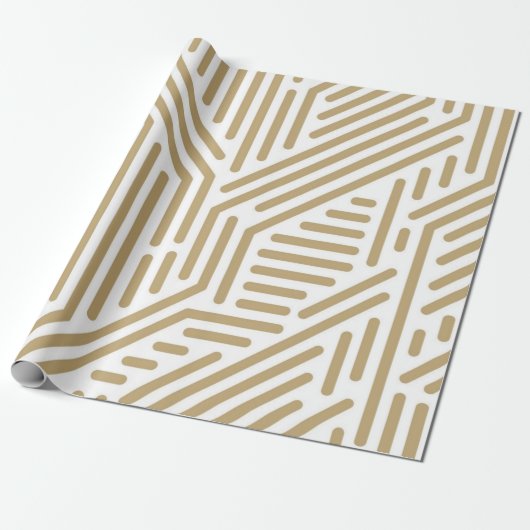 Abstraktes Muster Geschenkpapier (Ungerollt)