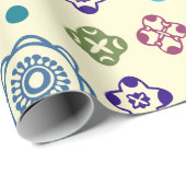 Abstraktes Muster Geschenkpapier (Rolleneckpunkt)