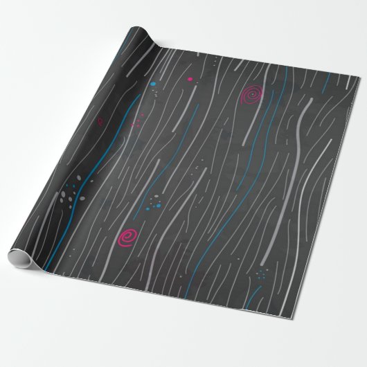 Abstraktes Muster Geschenkpapier (Ungerollt)