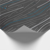 Abstraktes Muster Geschenkpapier (Ecke)