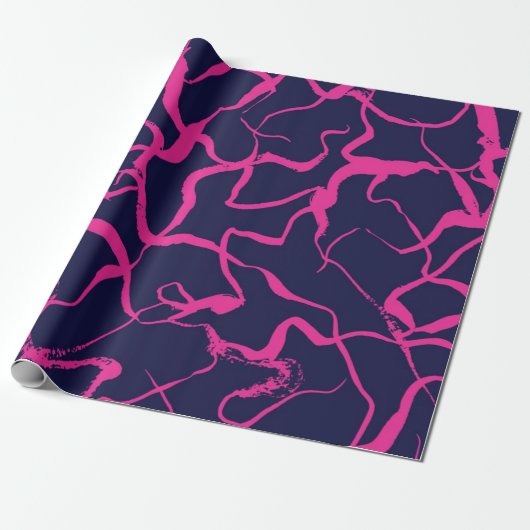 Abstraktes Muster Geschenkpapier (Ungerollt)