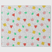 Abstraktes Muster Geschenkpapier (Flach)