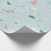 Abstraktes Muster Geschenkpapier (Ecke)