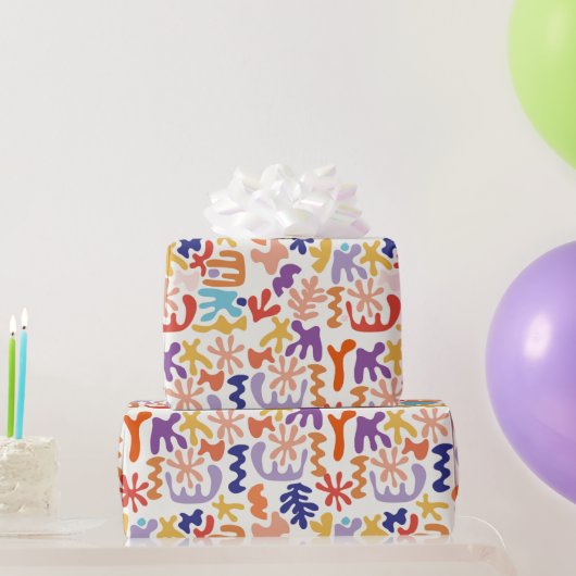 Abstraktes Muster Geschenkpapier (Partygeschenke)