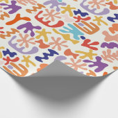 Abstraktes Muster Geschenkpapier (Ecke)