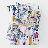 Abstraktes Muster Geschenkpapier Set (Beispiel)