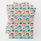 Abstraktes Muster Geschenkpapier Set (Beispiel)