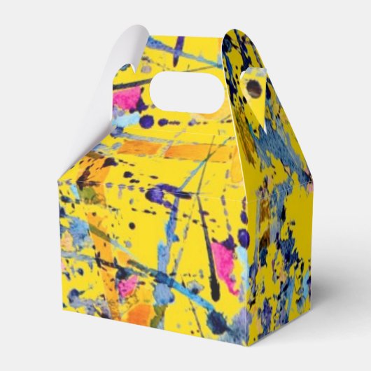 Abstraktes Muster Geschenkschachtel (Rückseite)