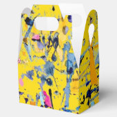 Abstraktes Muster Geschenkschachtel (Geöffnet)