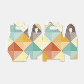 Abstraktes Muster Geschenkschachtel (Ungefaltet)