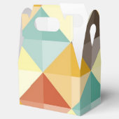 Abstraktes Muster Geschenkschachtel (Geöffnet)