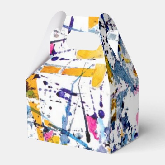 Abstraktes Muster Geschenkschachtel (Rückseite)