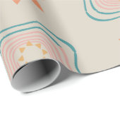 Abstraktes Muster Geschenkverpackungspapier Geschenkpapier (Rolleneckpunkt)