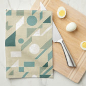 Abstraktes Muster Geschirrtuch (Viertel Falte)