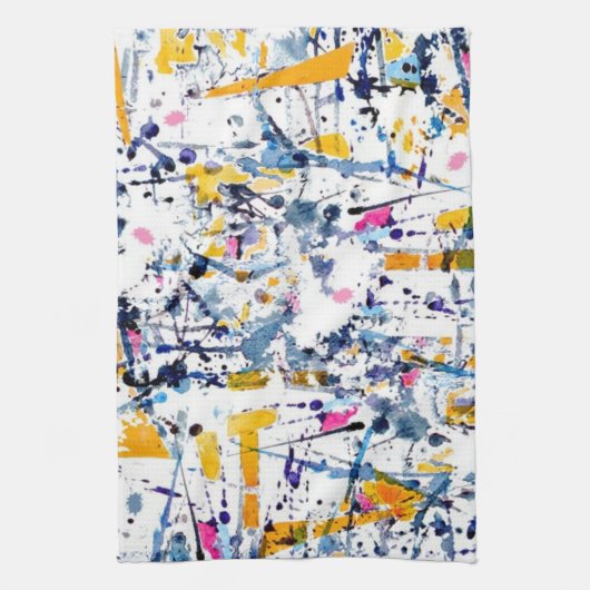 Abstraktes Muster Geschirrtuch (Vertikal)