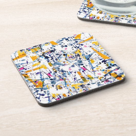 Abstraktes Muster Getränkeuntersetzer (Linke Seite)