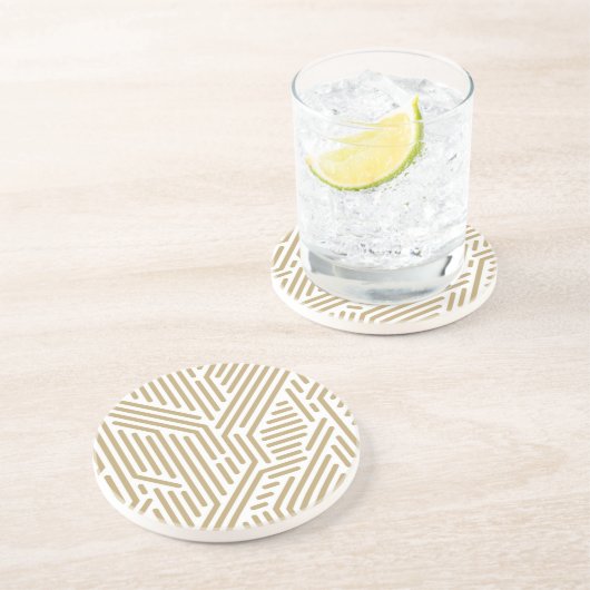 Abstraktes Muster Getränkeuntersetzer (Seite)