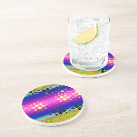 Abstraktes Muster Getränkeuntersetzer (Seite)