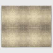 Abstraktes Muster Golden Geschenkpapier (Flach)