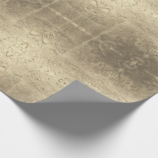 Abstraktes Muster Golden Geschenkpapier (Ecke)