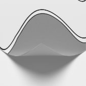 Abstraktes Muster - grau Geschenkpapier (Ecke)