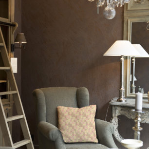 Abstraktes Muster Grau Rosa Beige Kissenhülle Kissen