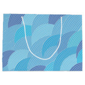 Abstraktes Muster Große Geschenktüte (Rückseite)