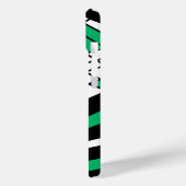 Abstraktes Muster - grün Case-Mate iPhone Hülle (Rückseite / Links)