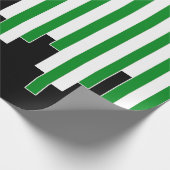 Abstraktes Muster - grün Geschenkpapier (Ecke)