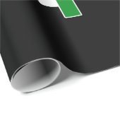 Abstraktes Muster - grün Geschenkpapier (Rolleneckpunkt)