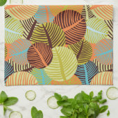 Abstraktes Muster Handtuch (Gefaltet)