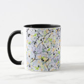 Abstraktes Muster, Herbstmuster Tasse (Links)