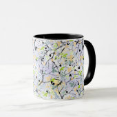 Abstraktes Muster, Herbstmuster Tasse (VorderseiteRechts)