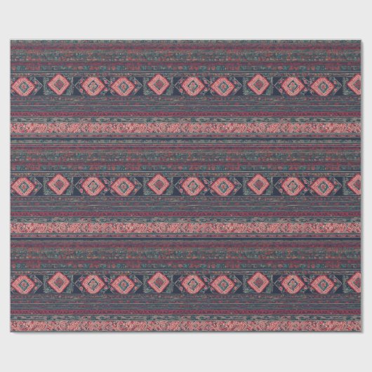 Abstraktes Muster-Hmong-Wrapping-Papier Geschenkpapier (Flach)