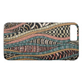 Abstraktes Muster im ethnischen Stil Case-Mate iPhone Hülle (Rückseite (Horizontal))