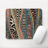 Abstraktes Muster im ethnischen Stil Mousepad (Mit Mouse)