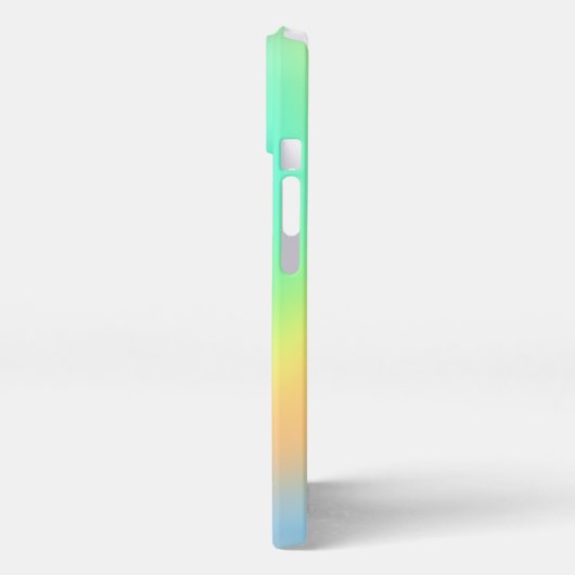 Abstraktes Muster im Regenbogenstil iPhone Hülle (Linke Seite)