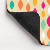 abstraktes Muster im Retro-Stil Mousepad (Ecke)