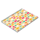 abstraktes Muster im Retro-Stil Notizblock (Linke Seite)