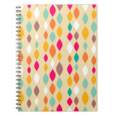 abstraktes Muster im Retro-Stil Notizblock (Vorderseite)