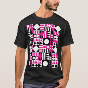 Abstraktes Muster im Stil der Mitte des 20. Jahrhu T-Shirt
