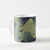 Abstraktes Muster im Vintagen Hintergrund, modern, Kaffeetasse (Vorderseite Links)