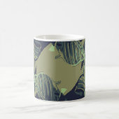 Abstraktes Muster im Vintagen Hintergrund, modern, Kaffeetasse (Mittel)