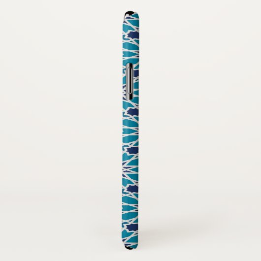 Abstraktes Muster in Blau und Grau Case-Mate iPhone Hülle (Hinten/Rechts)