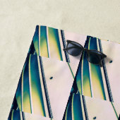 Abstraktes Muster in Blue Beach Handtuch (Beispiel)