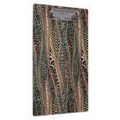Abstraktes Muster in der ethnischen Art Klemmbrett (Rechts)