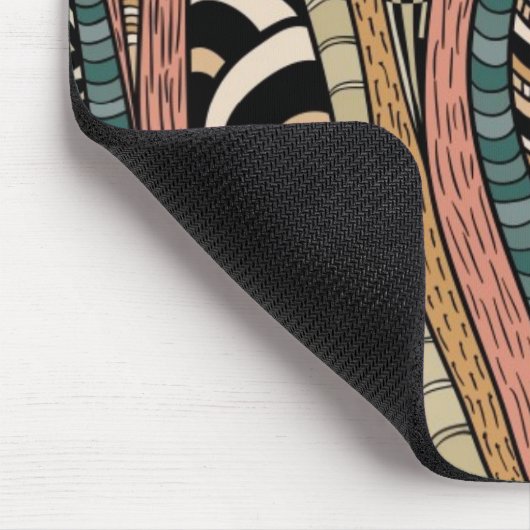Abstraktes Muster in der ethnischen Art Mousepad (Ecke)