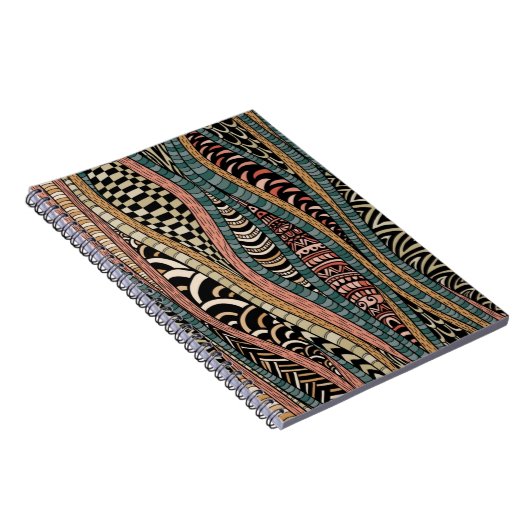 Abstraktes Muster in der ethnischen Art Notizblock (Rechte Seite)