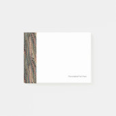 Abstraktes Muster in der ethnischen Art Post-it Klebezettel (Vorderseite)